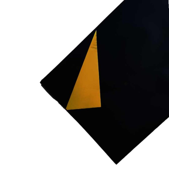 Celofan Cerat  Negru Cu Auriu