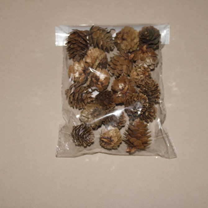 Conuri Brad Natural  3 Cm