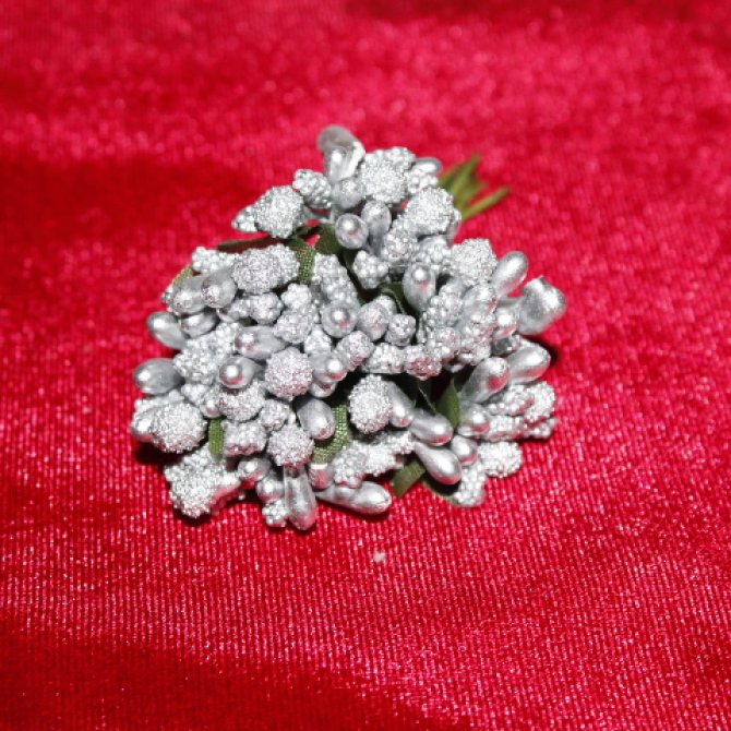 Stamine Artificiale  Argintiu12buc/buchet 2