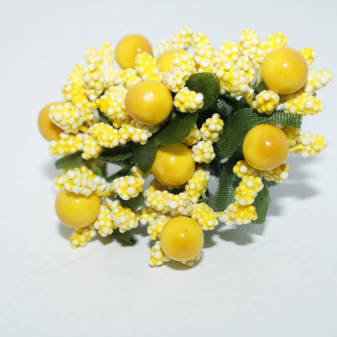 Stamine Artificiale Galben 12Buc/Buchet