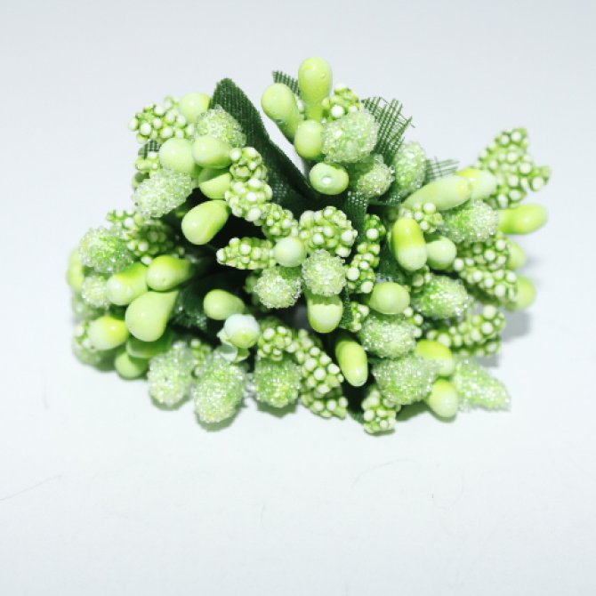 Stamine Artificiale Verde Deschis 12Buc/Buchet