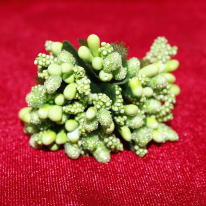 Stamine Artificiale Verde deschis 12buc/buchet 2