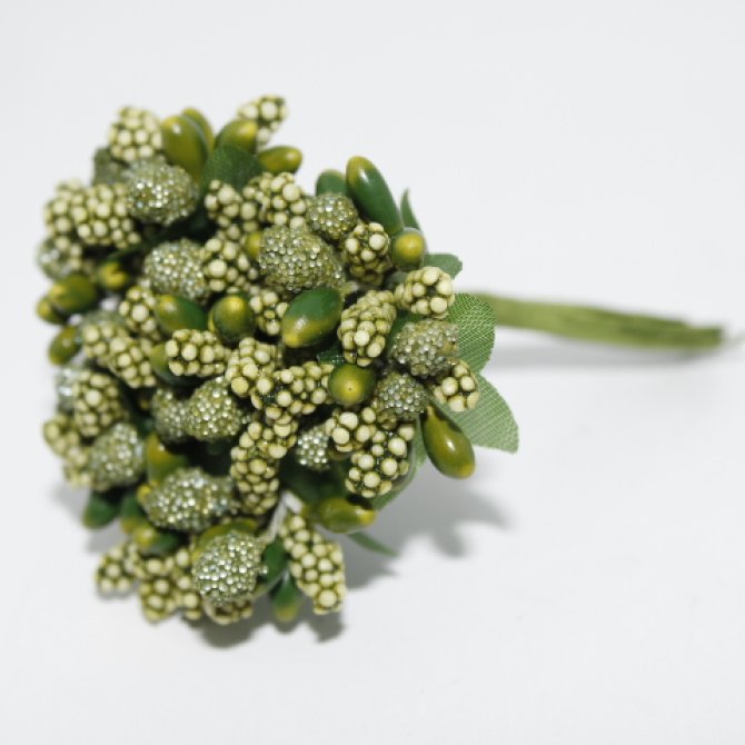 Stamine Artificiale Verde12buc/buchet 2