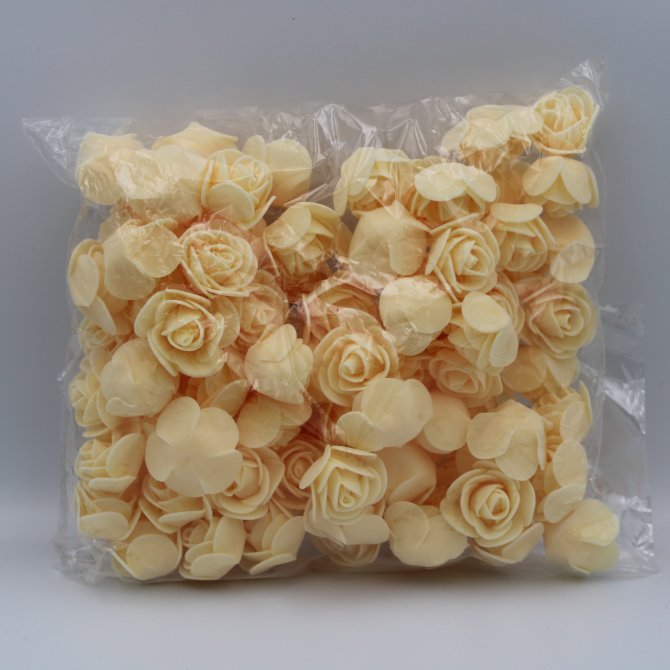 Trandafiri Din Spuma 3Cm 100Buc/Set Somon