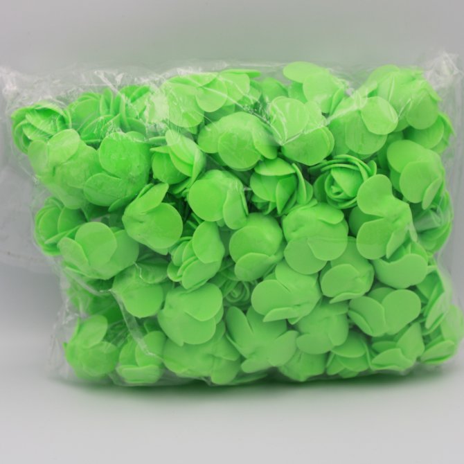 Trandafiri Din Spuma 3Cm 100Buc/Set Verde