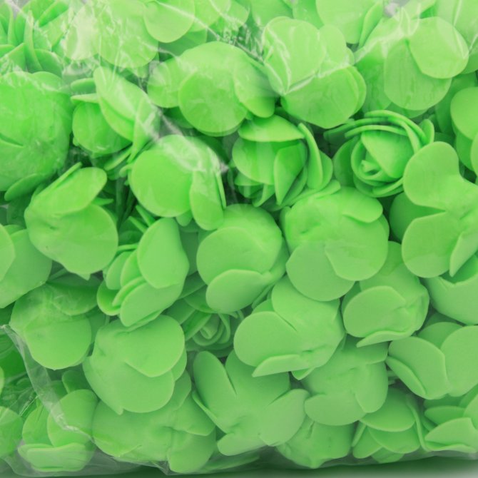 Trandafiri din spuma 3cm 100buc/set Verde 2